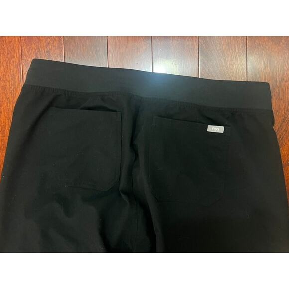 EUC Figs black w gray drawstring scrub pants sz XL Petite nurse medical - Picture 6 of 6